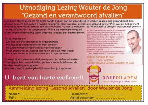 Uitnodiging lezing gezonde voeding