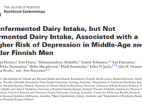 Melk misschien risicofactor voor depressie, yoghurt en kefir juist niet