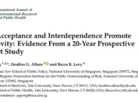 Accepteer jezelf en leef drie jaar langer