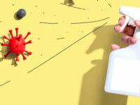 Spray met zink en jodium tegen corona-infectie